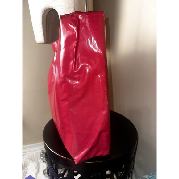 GUCCI Pink Coated Canvas Montecarlo Frame Logo Large Vertical Tote Bag - Picture 8 of 16